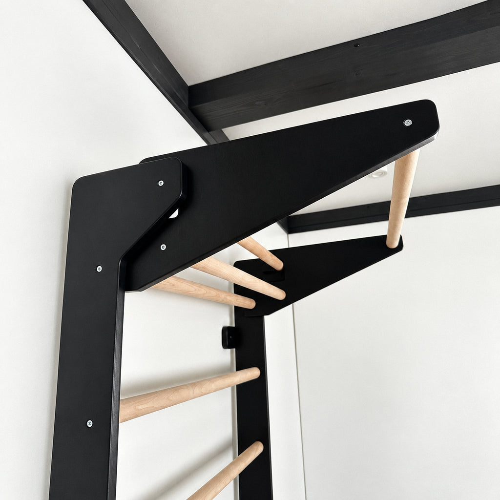EZORA Wall Ladder - Natural + Black Birch