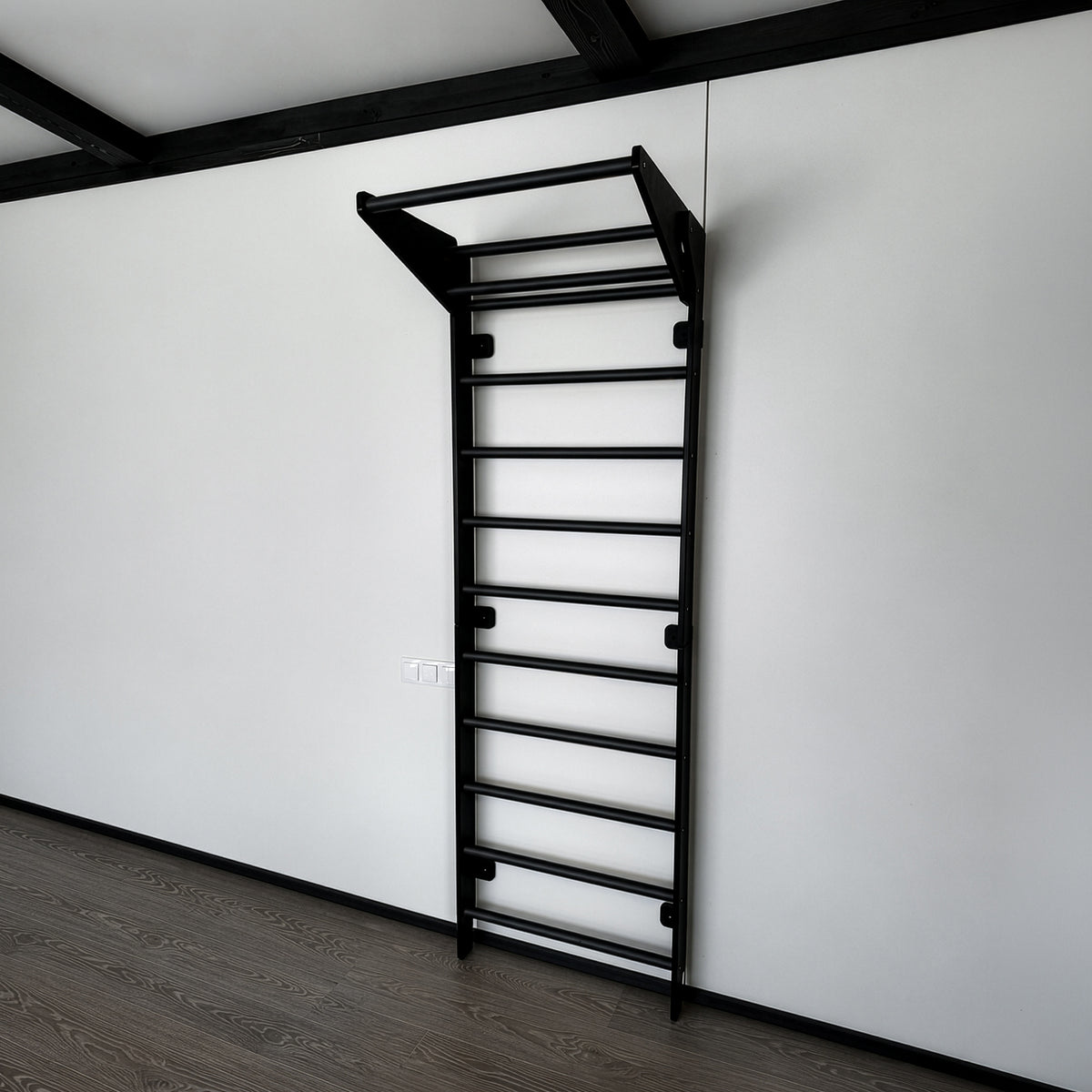 EZORA Wall Ladder - All Black Birch