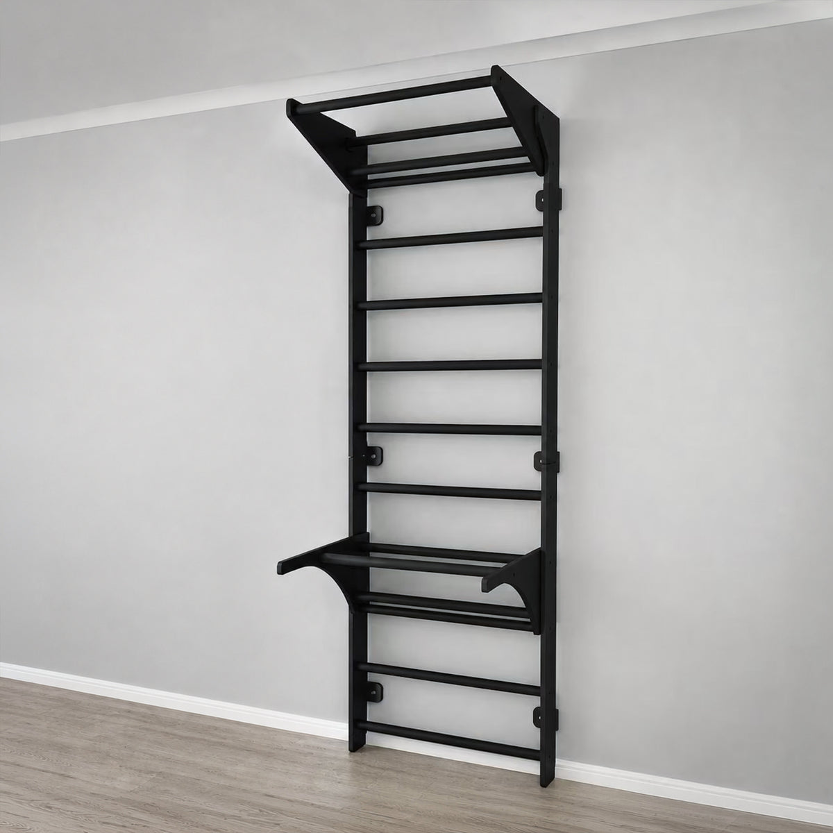 EZORA Wall Ladder - All Black Birch