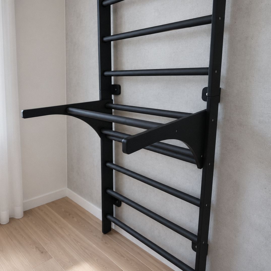 EZORA Wall Ladder - All Black Birch