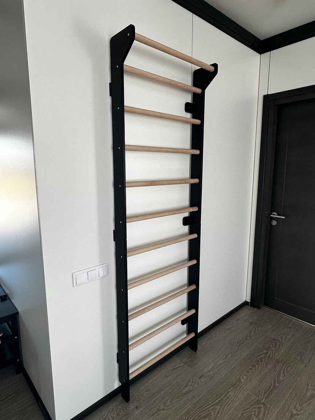 EZORA Wall Ladder - Natural + Black Birch